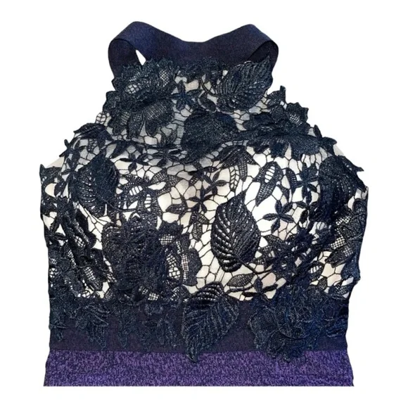 Lucci Lu Lace Halter Bandage Cocktail Dress NWT - Picture 3 of 5